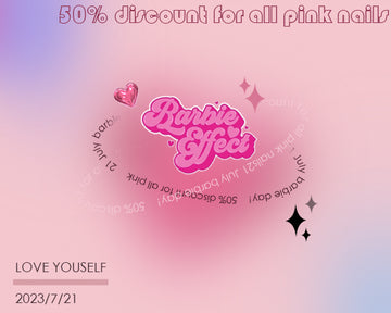 Searinails Selects 8 Pink Nail Designs Inspired by the Movie Barbie--50% off for All Barbie Pink Nails!