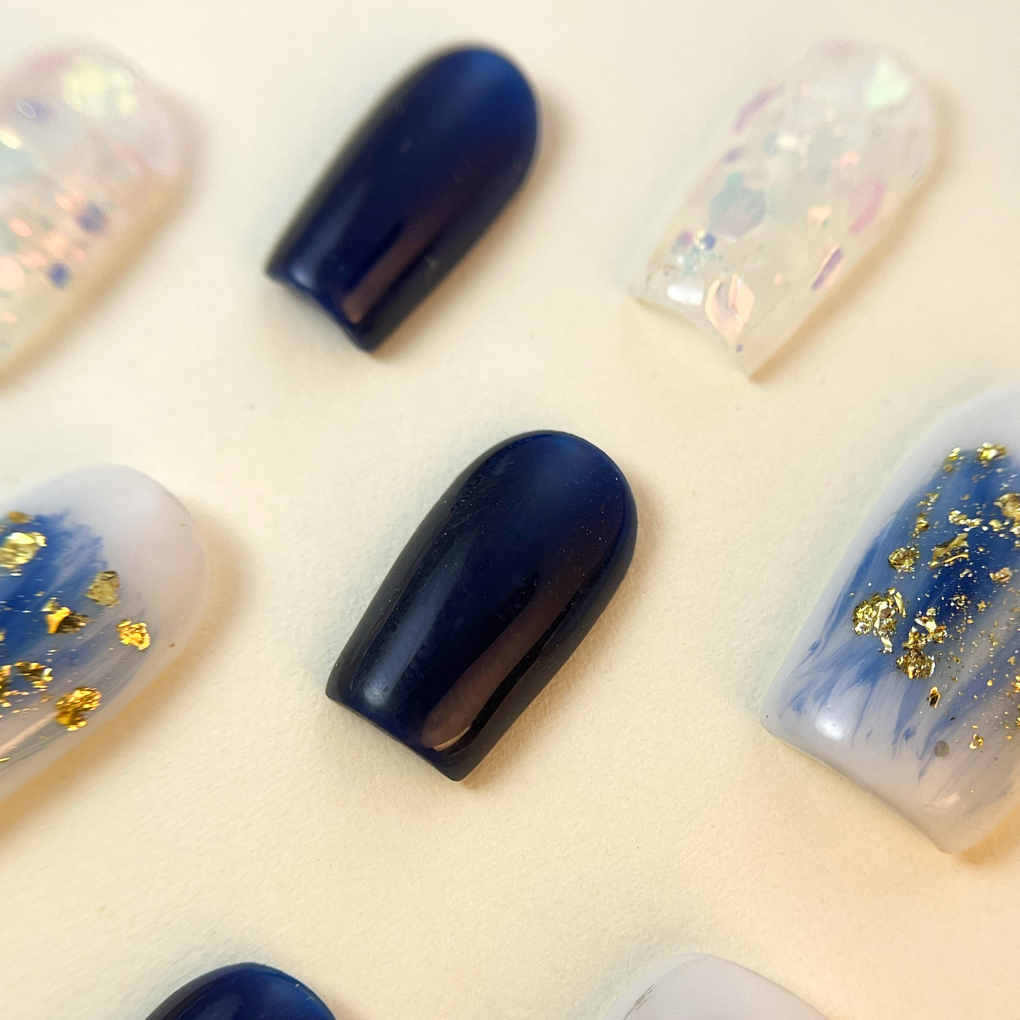 Brighten Up Your Day with Blue Monday Press on Nails